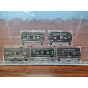 Vintage Heavy Metal Megadeath Cinderella Skid Row Cassette Tapes Lot Of 5